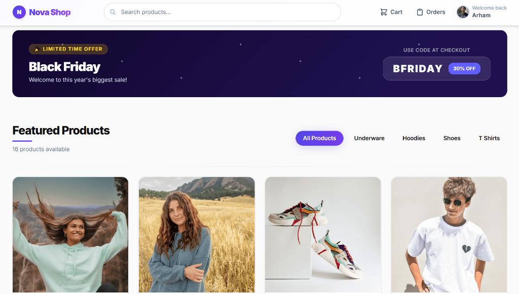Full-Stack E-Commerce Platform